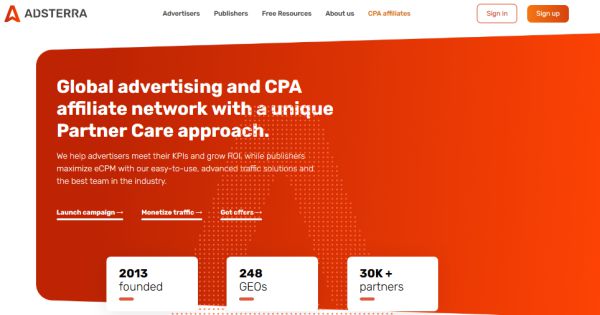 Adsterra Advertising Network offers solutions for both advertisers and publishers review