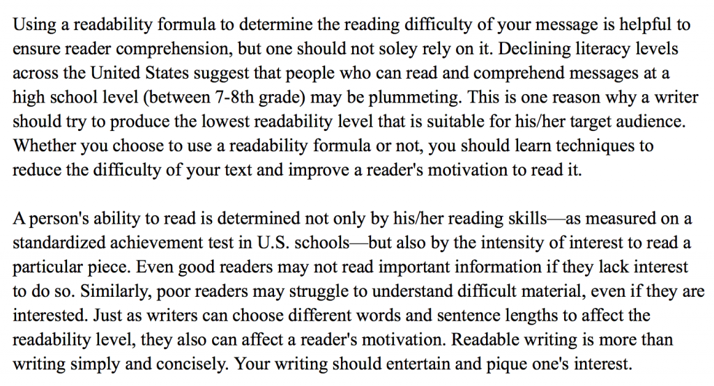 Readability and Engagement with Reword